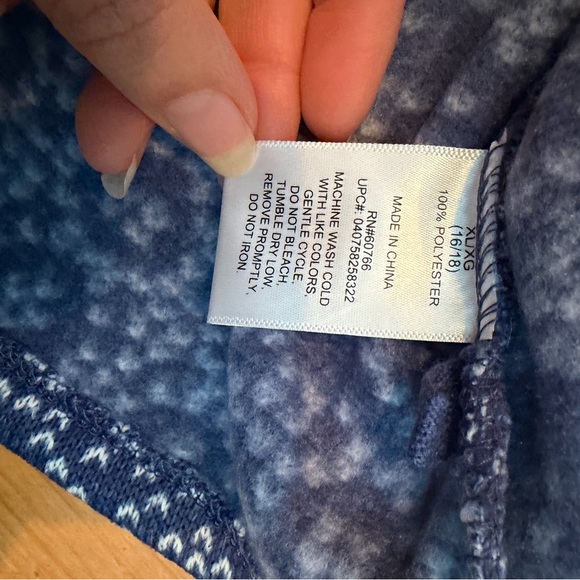 Women's Blue Patterned Jacket - Picture 5 of 6